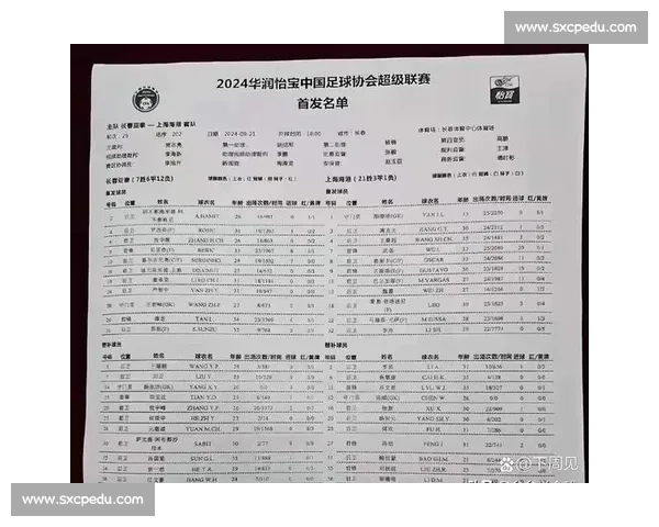 长春亚泰对阵上海海港巅峰对决赛季走势与战术博弈全景解读